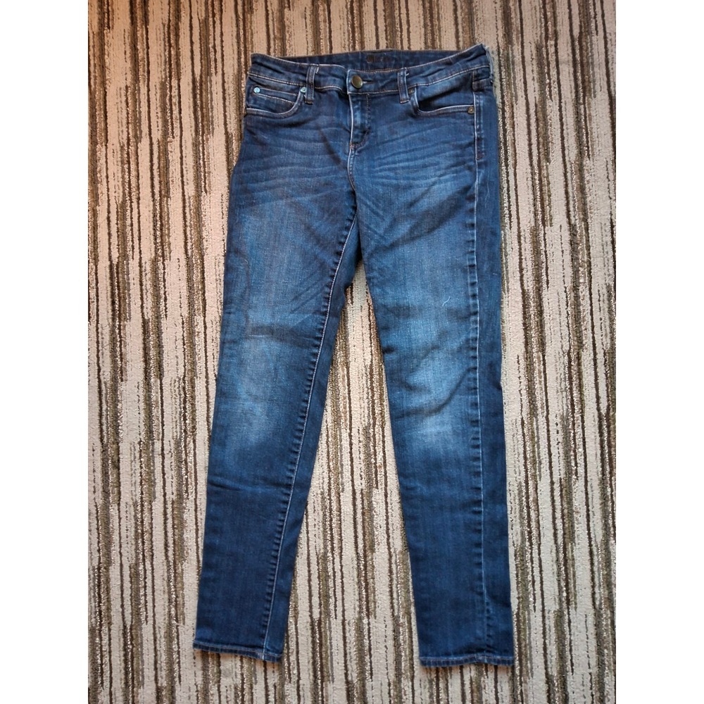 Kut from the Kloth Mia Toothpick Skinny Jeans Dark Wash Blue Size 4